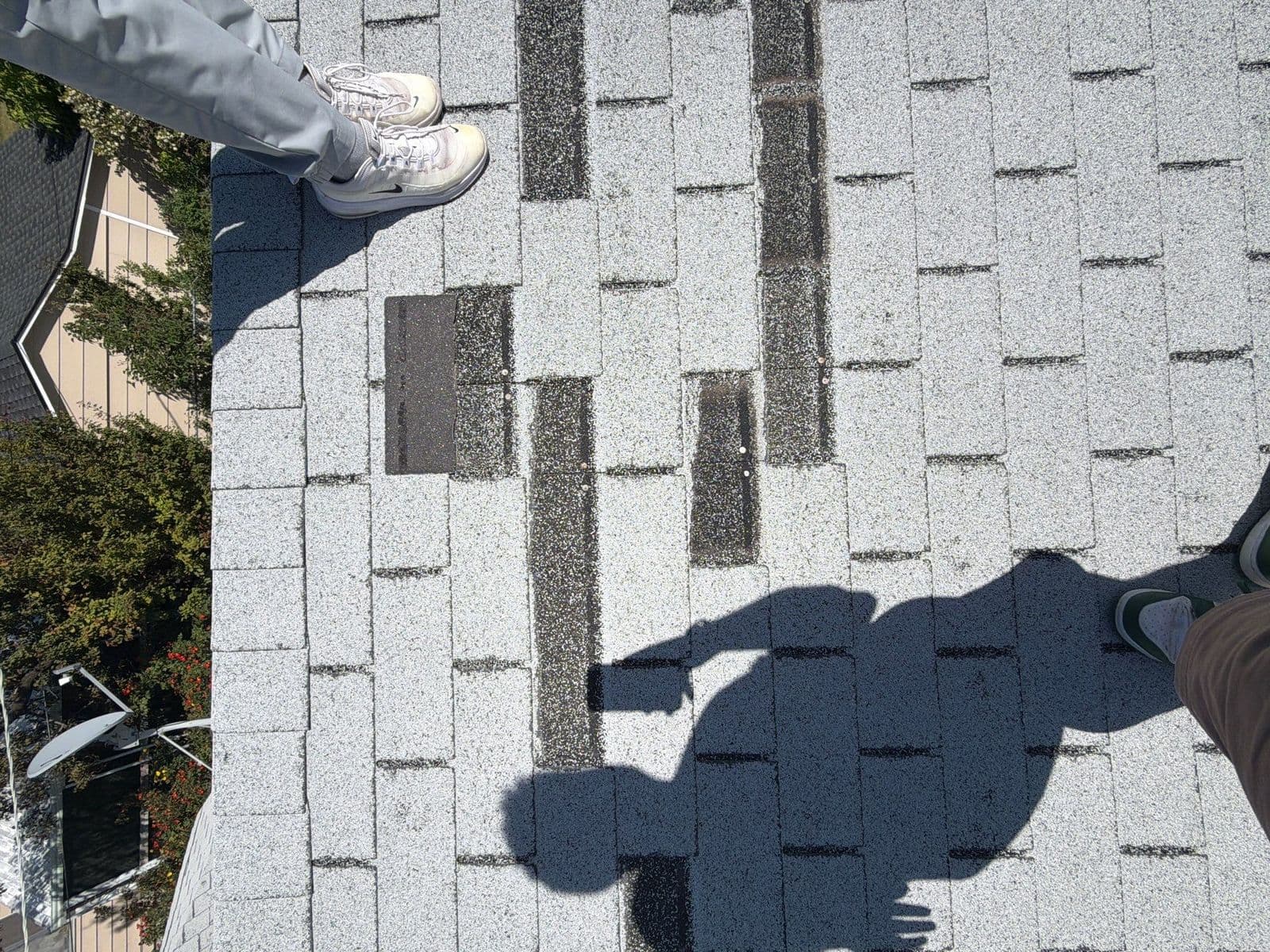 Missing shingle tabs